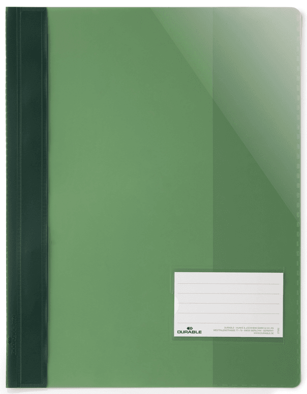 DURABLE Sichthefter A4+ Kunststoff 244x310mm grün