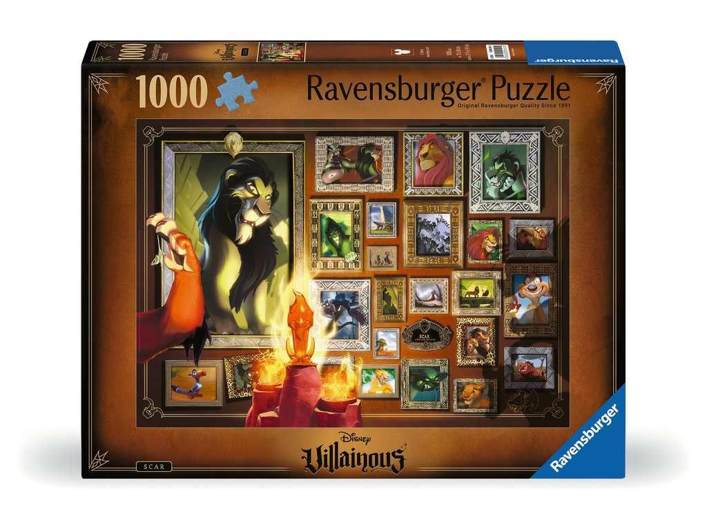 Ravensburger Puzzle 12000101 - Scar - 1000 Teile Disney Villainous Puzzle für Erwachsene und Kinder ab 14 Jahren