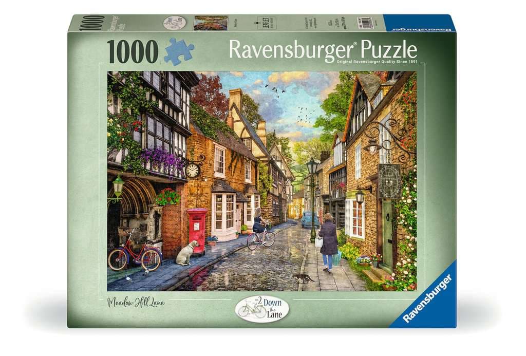 Ravensburger Puzzle - Erwachsenenpuzzle 1000 Teile - Meadow Hill Lane