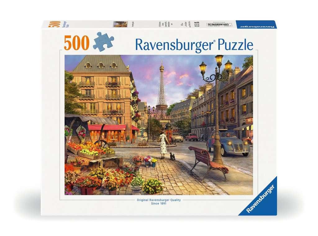 Ravensburger Puzzle 12000198 - Spaziergang durch Paris - 500 Teile Puzzle