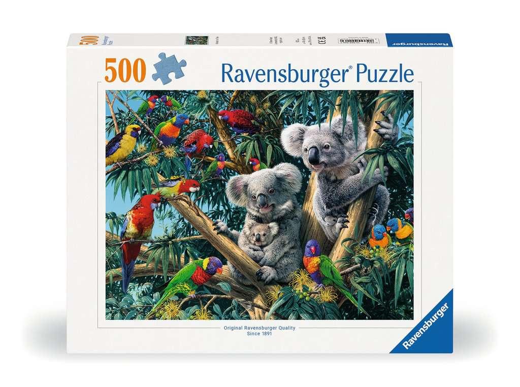 Ravensburger Puzzle 12000206 - Koalas im Baum - 500 Teile Puzzle für Erwachsene und Kinder ab 10 Jahren, Puzzle mit Tier-Motiv