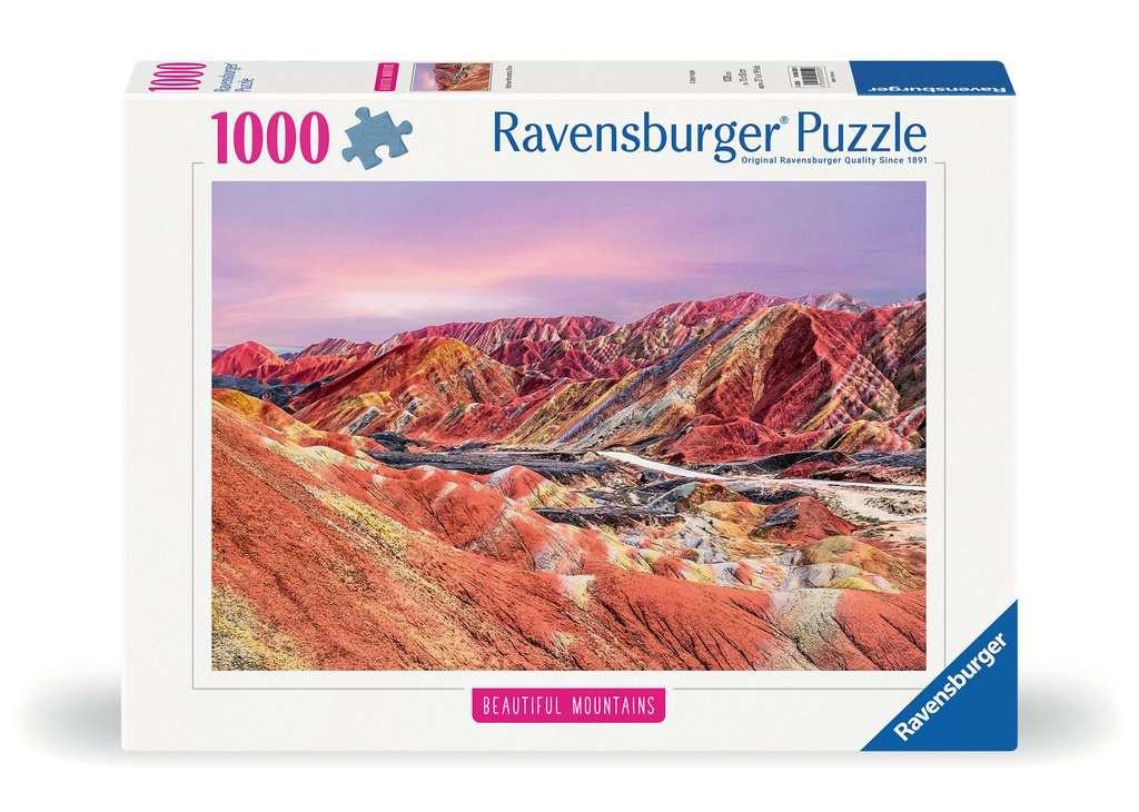 Ravensburger Puzzle 12000252 - Regenbogenberge, China - 1000 Teile Puzzle, Beautiful Mountains Kollektion, ab 14 Jahren
