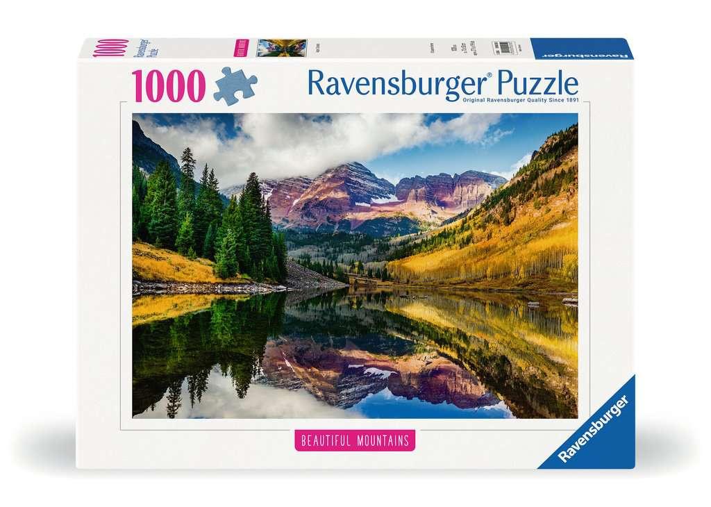 Ravensburger Puzzle 12000255 - Aspen, Colorado - 1000 Teile Puzzle, Beautiful Mountains Kollektion, ab 14 Jahren