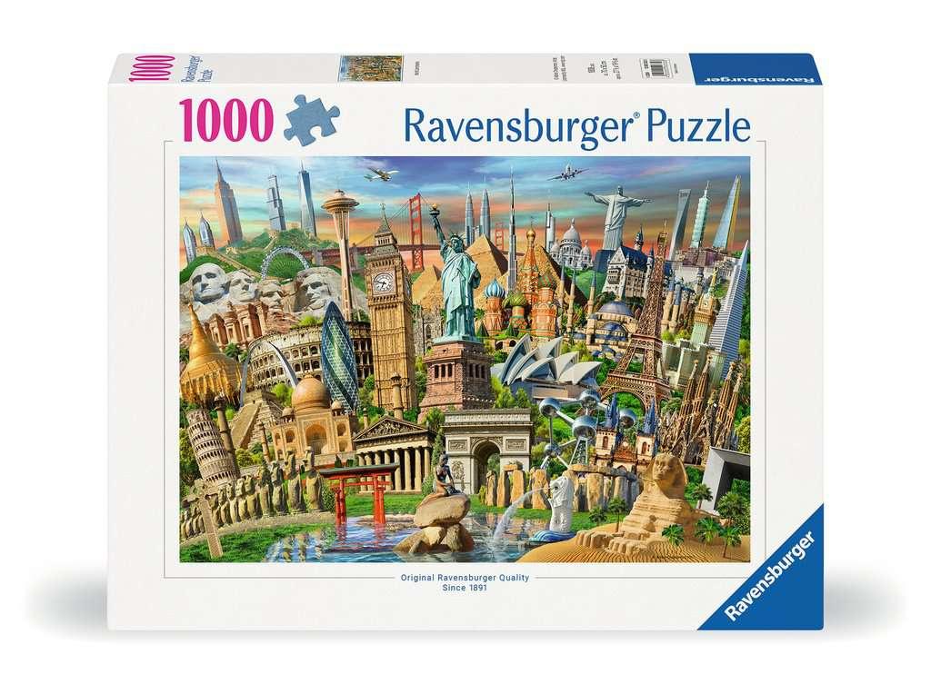Ravensburger Puzzle 12000332 - Sehenswürdigkeiten weltweit - 1000 Teile