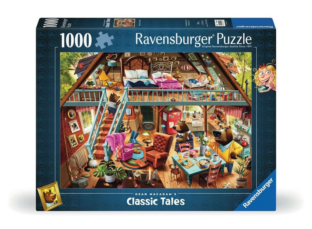 Ravensburger Puzzle - Erwachsenenpuzzle 1000 Teile - Dean Mac Adam: Das Märchen von Goldlöckchen