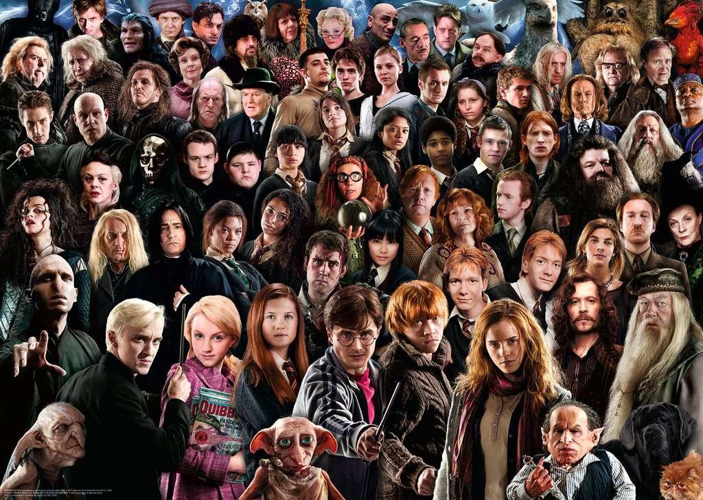 Ravensburger Puzzle 1000 Teile Harry Potter 12000457 - Über 70 Charaktere aus der zauberhaften Welt von Hogwarts