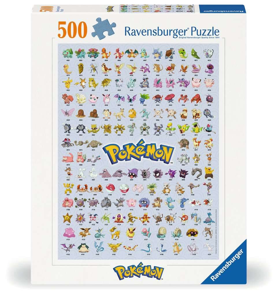 Ravensburger Puzzle - Erwachsenenpuzzle 500 Teile - Pokémon