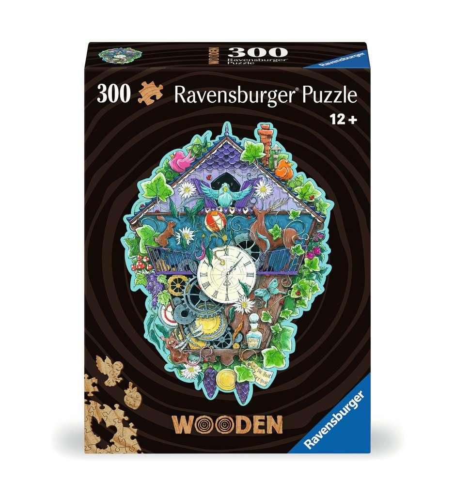 Ravensburger WOODEN Puzzle 12000759 - Kuckucksuhr - 300 Teile