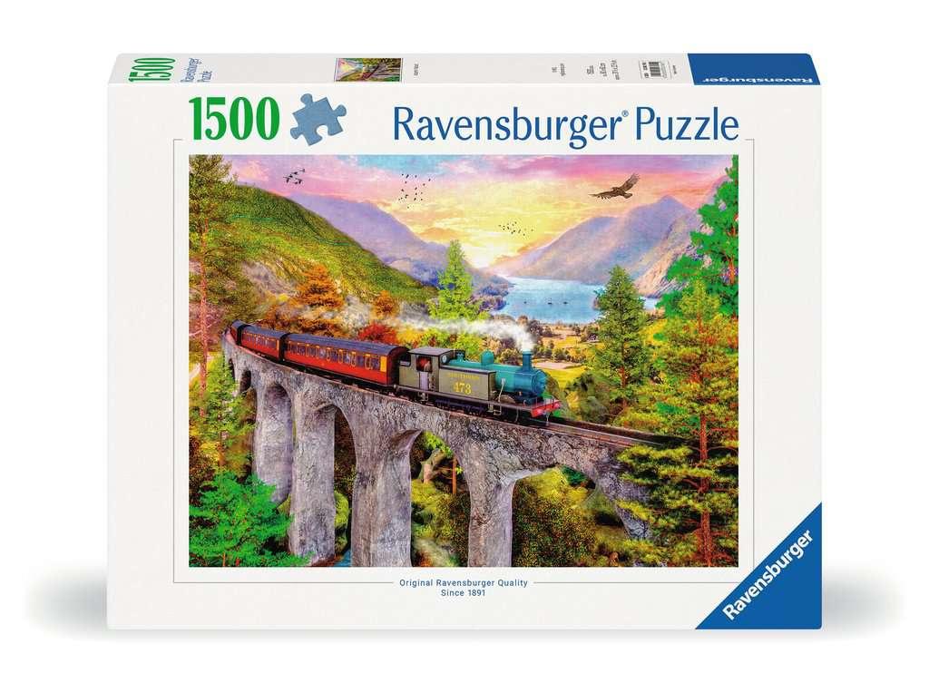 Ravensburger Puzzle 12000795 - Zugfahrt im Herbst - 1500 Teile Puzzle für Erwachsene ab 14 Jahren