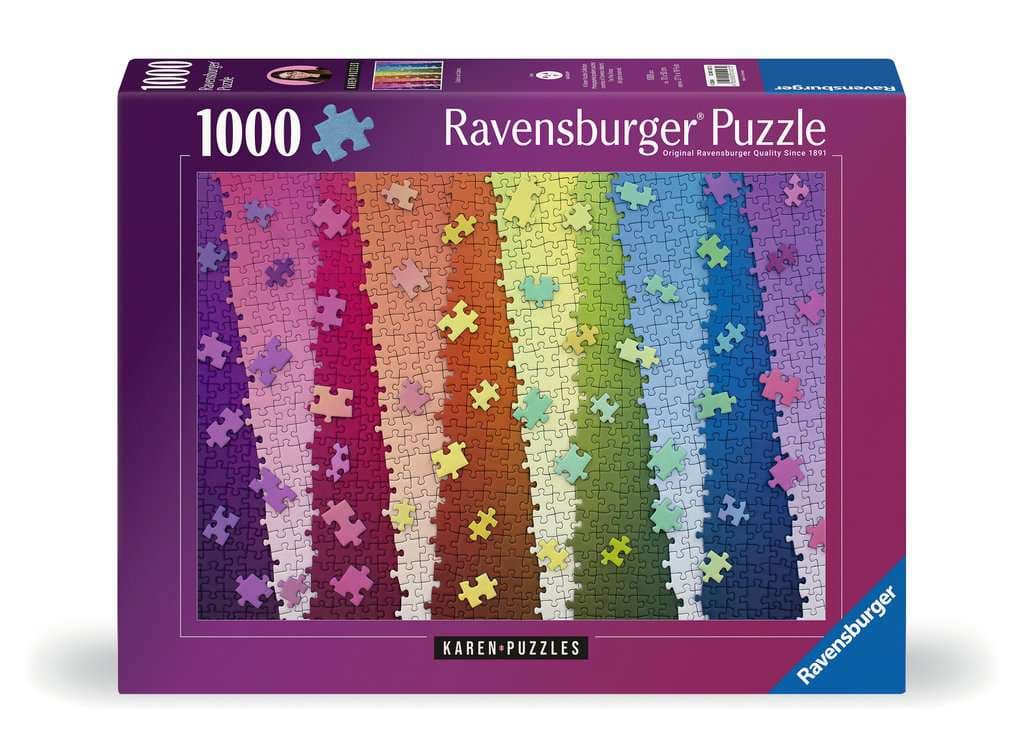 Ravensburger Puzzle - Erwachsenenpuzzle 1000 Teile - Kunterbunte Puzzleteile