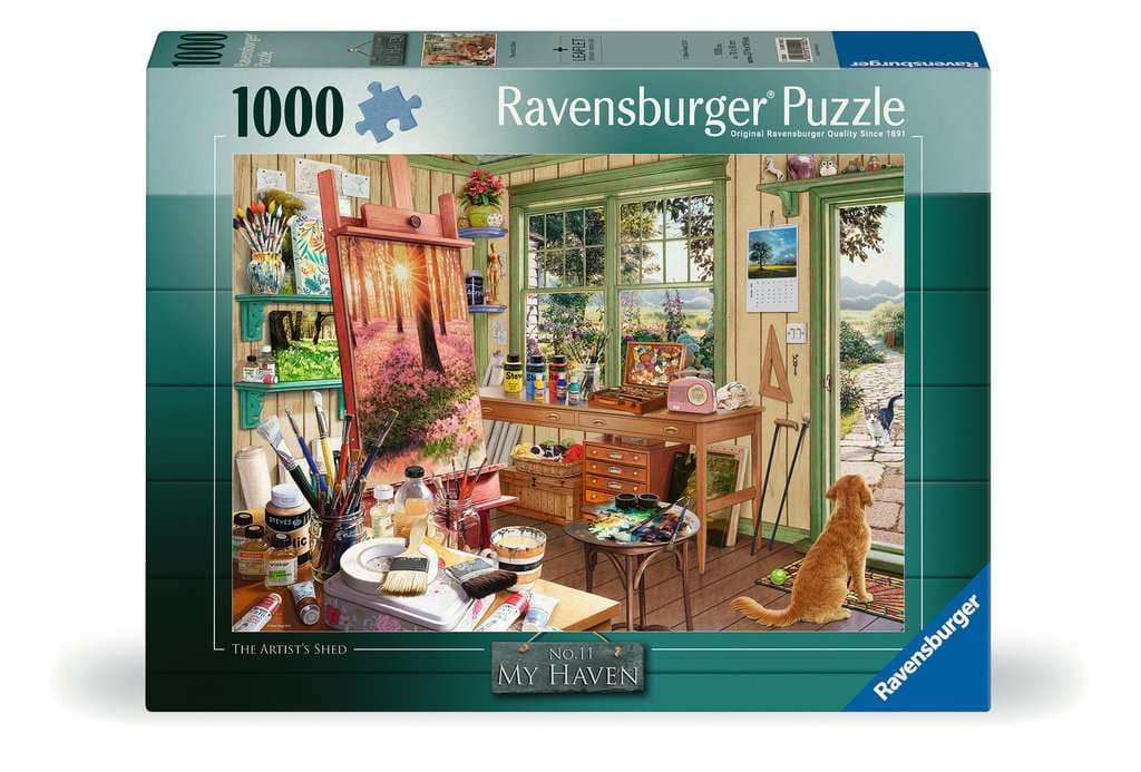 Ravensburger Puzzle - Erwachsenenpuzzle 1000 Teile - Künstlerwerkstatt