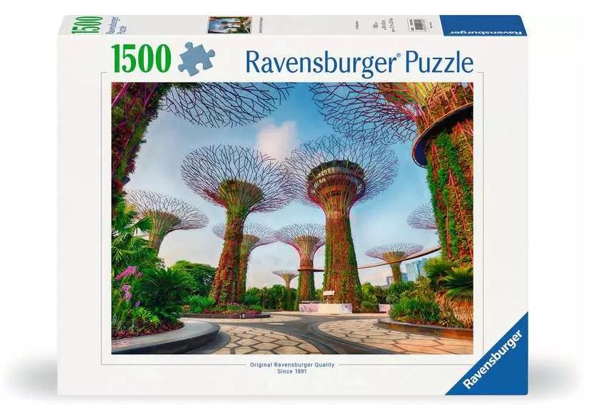 Ravensburger Puzzle 12001396 - Garden by the Bay at Singapore - 1500 Teile Puzzle für Erwachsene und Kinder ab 14 Jahren