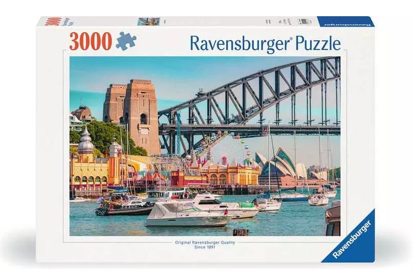Ravensburger Puzzle 12001419 - Secret Sydney - 3000 Teile Puzzle für Erwachsene und Kinder ab 14 Jahren