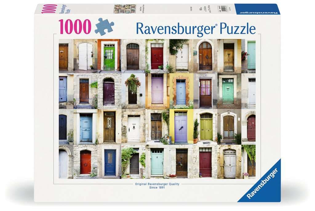 Ravensburger Puzzle Erwachsenenpuzzle 1000 Teile - Schöne Türen in der französischen Provinz