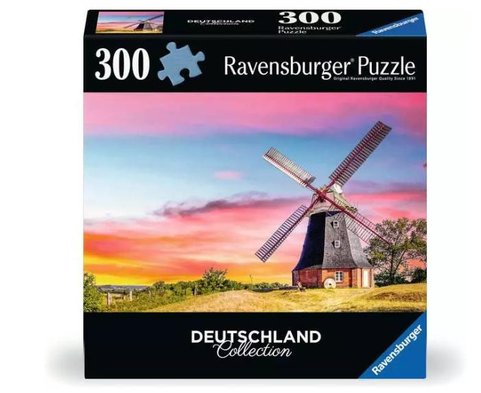 Ravensburger Puzzle 12001478 - Die Windmühle von Klütz - 300 Teile Puzzle Deutschland Collection für Erwachsene ab 14 Jahren