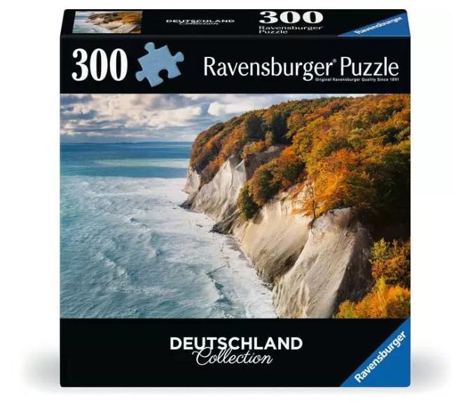 Ravensburger Puzzle 12001479 - Kreidefelsen auf Rügen - 300 Teile Puzzle Deutschland Collection für Erwachsene ab 14 Jahren