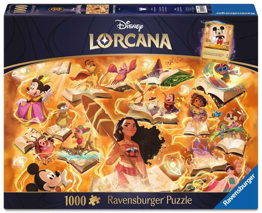 Ravensburger Puzzle Erwachsenenpuzzle 1000 Teile - Disney Lorcana - Glimmers of the Realm: Amber