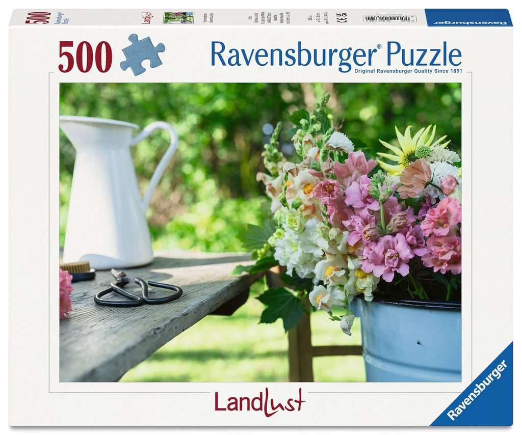 Ravensburger Puzzle Landlust Puzzle 500 Teile - Sommerbunte Löwenmäulchen