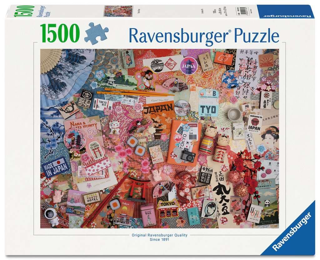Ravensburger Puzzle - Erwachsenenpuzzle 1500 Teile - Reise nach Tokio