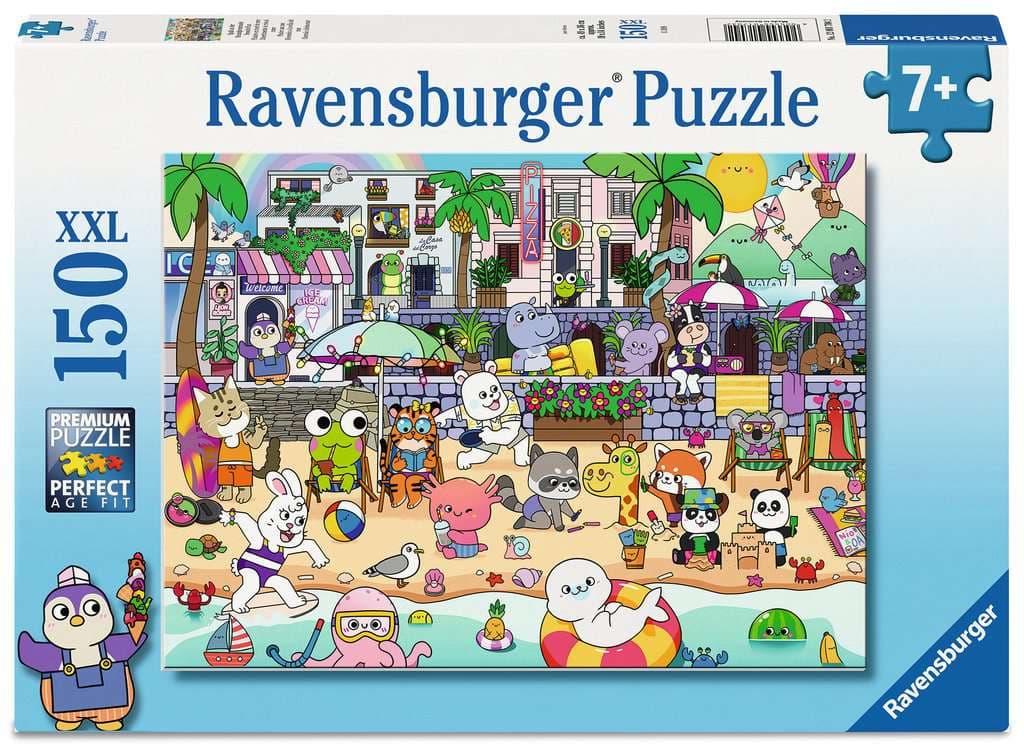 Ravensburger Puzzle - Kinderpuzzle 150 XXL Teile - Spaß an der Strandpromenade