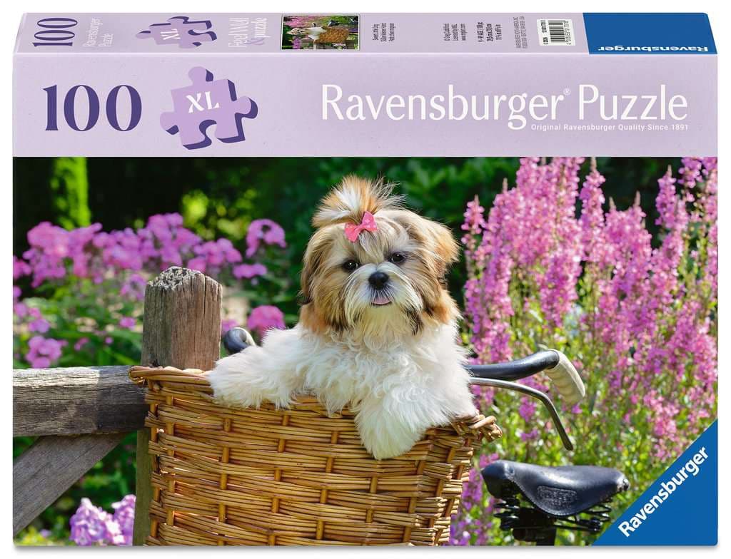Ravensburger Puzzle - Erwachsenenpuzzle 100 XL-Teile - Süßer kleiner Hund