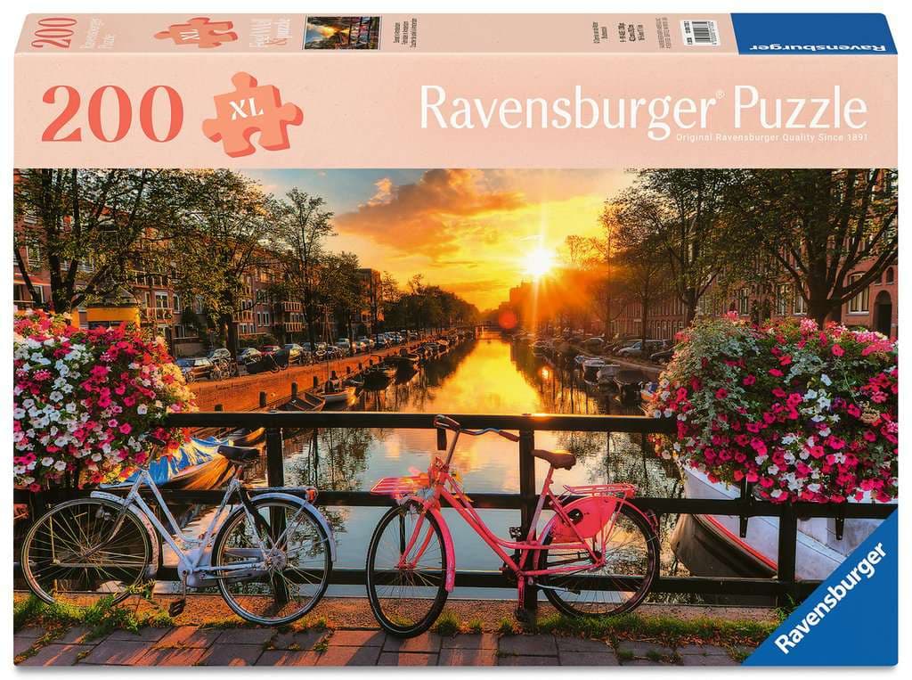 Ravensburger Puzzle - Feel Well & Puzzle 200 Teile - Fahrräder in Amsterdam 
