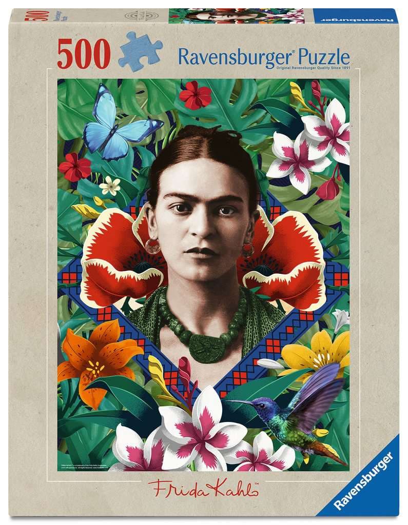 Ravensburger Puzzle - Erwachsenenpuzzle 500 Teile - Frida Kahlo, blühende Fantasie