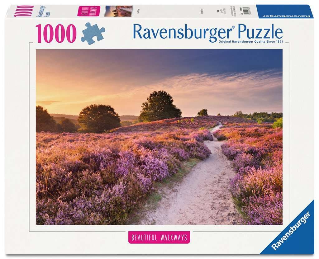 Ravensburger Puzzle - Erwachsenenpuzzle 1000 Teile - Traumpfad in Rosa 