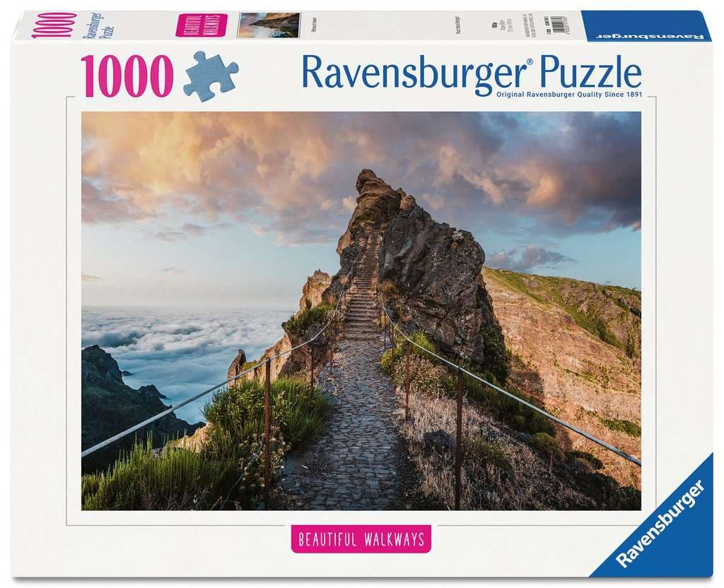 Ravensburger Puzzle - Erwachsenenpuzzle 1000 Teile - Himmlischer Bergpfad