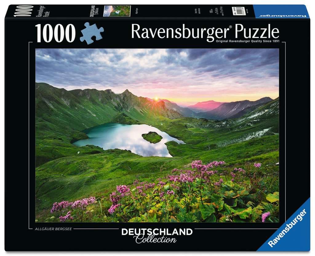 Ravensburger Puzzle - Erwachsenenpuzzle 1000 Teile - Allgäuer Bergsee