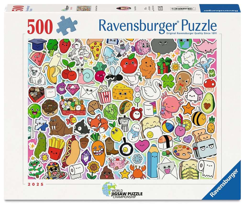 Ravensburger Puzzle - Erwachsenenpuzzle 500 Teile - Niedliches Kawaii Chaos