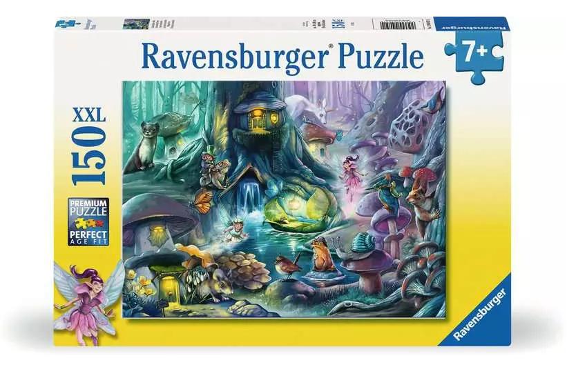 Ravensburger Kinderpuzzle - 12004051 Zauberhafter Wald - Puzzle für Kinder ab 7 Jahren, mit 150 Teilen im XXL-Format