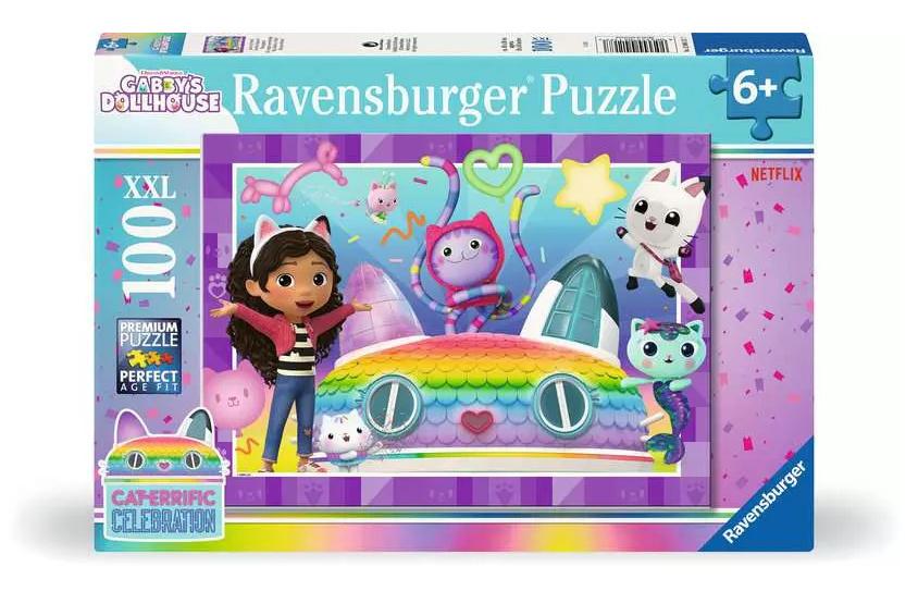 Ravensburger Kinderpuzzle - 12004117 Gabby's Dollhouse - Puzzle für Kinder ab 6 Jahren, mit 100 Teilen im XXL-Format