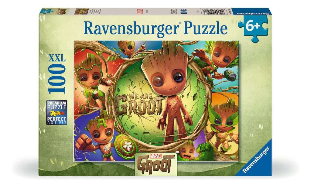 Ravensburger Puzzle - Kinderpuzzle 100 XXL Teile - Marvel Avengers - Wir sind Groot!