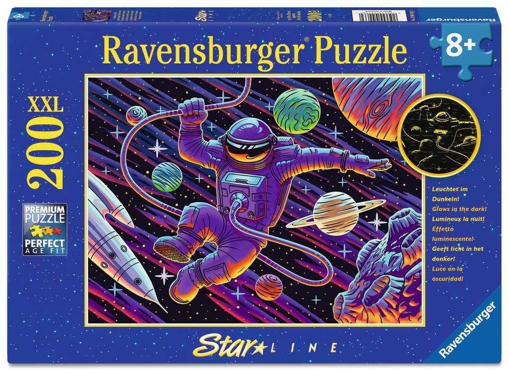 Ravensburger Puzzle - Kinderpuzzle 200 XXL Teile - Ausflug ins All