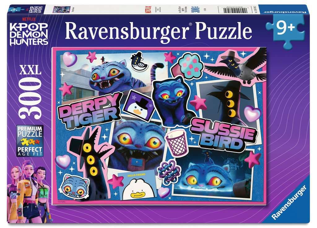 Ravensburger Puzzle - Kinderpuzzle 300 XXL Teile - KPop Demon Hunters - Derpy & Sussie