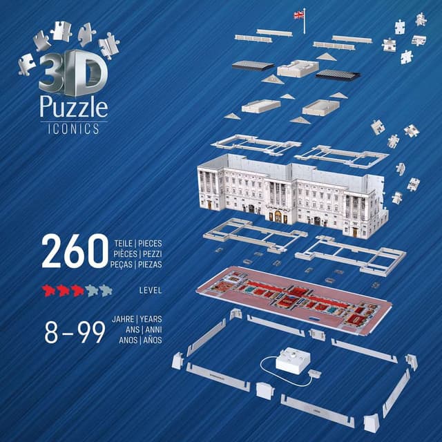3D Puzzle Iconics: Triumphbogen Paris - mit Licht: Eine wahre Ikone im 3D Puzzle Modellformat