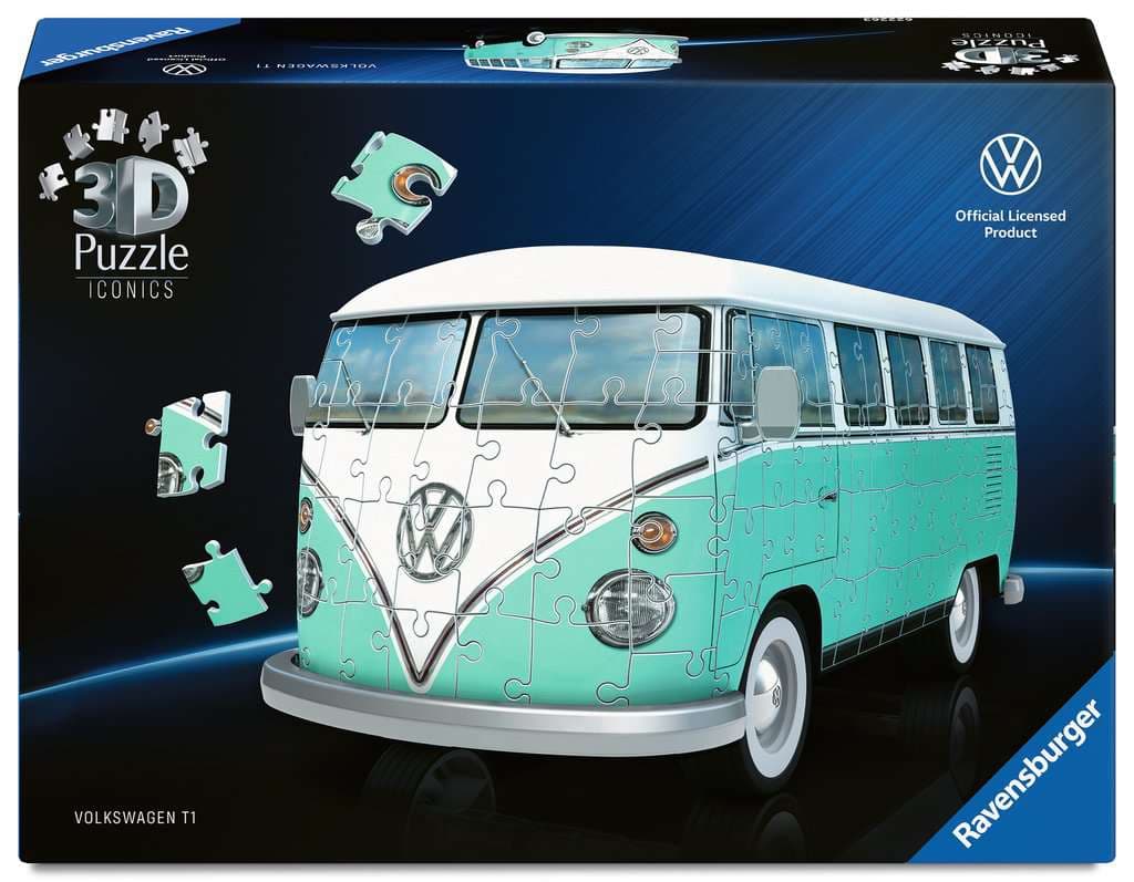 Ravensburger Puzzle - 3D Puzzle Iconics: Volkswagen T1 