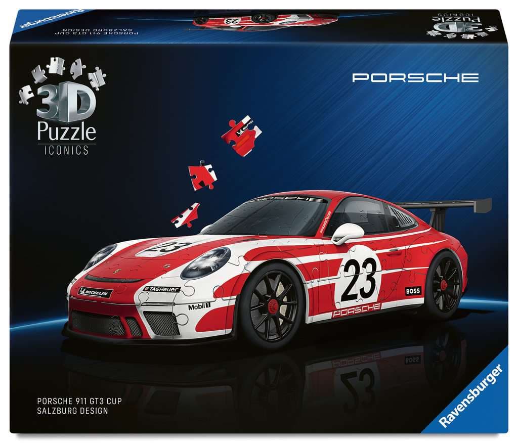 Ravensburger Puzzle - 3D Puzzle Iconics: Porsche 911 "Salzburg Edition"