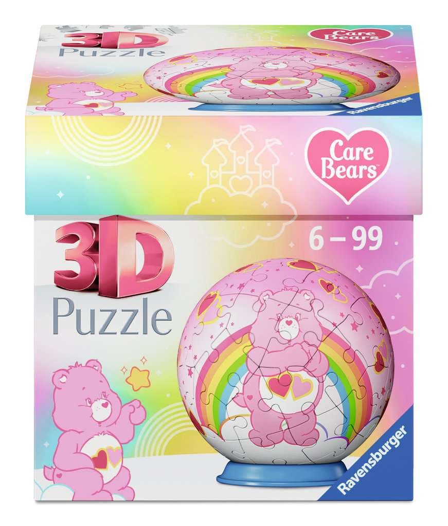 Ravensburger Puzzle - 3D Puzzle-Ball Care Bears Love-a-Lot Bear