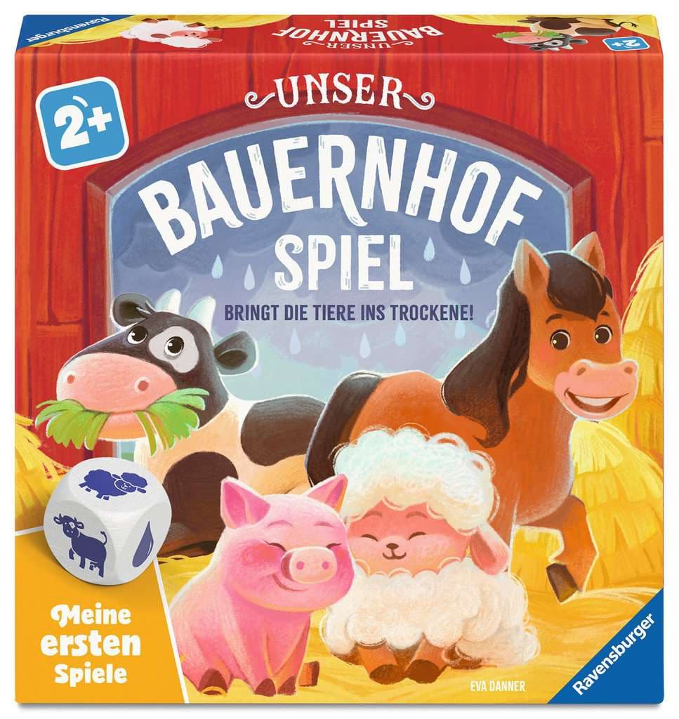 Ravensburger Spiel - Unser Bauernhofspiel - Kinderspiel ab 2 Jahre