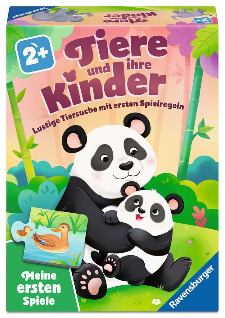 Ravensburger Spiel - Tiere und ihre Kinder - Kinderspiel ab 2 Jahre