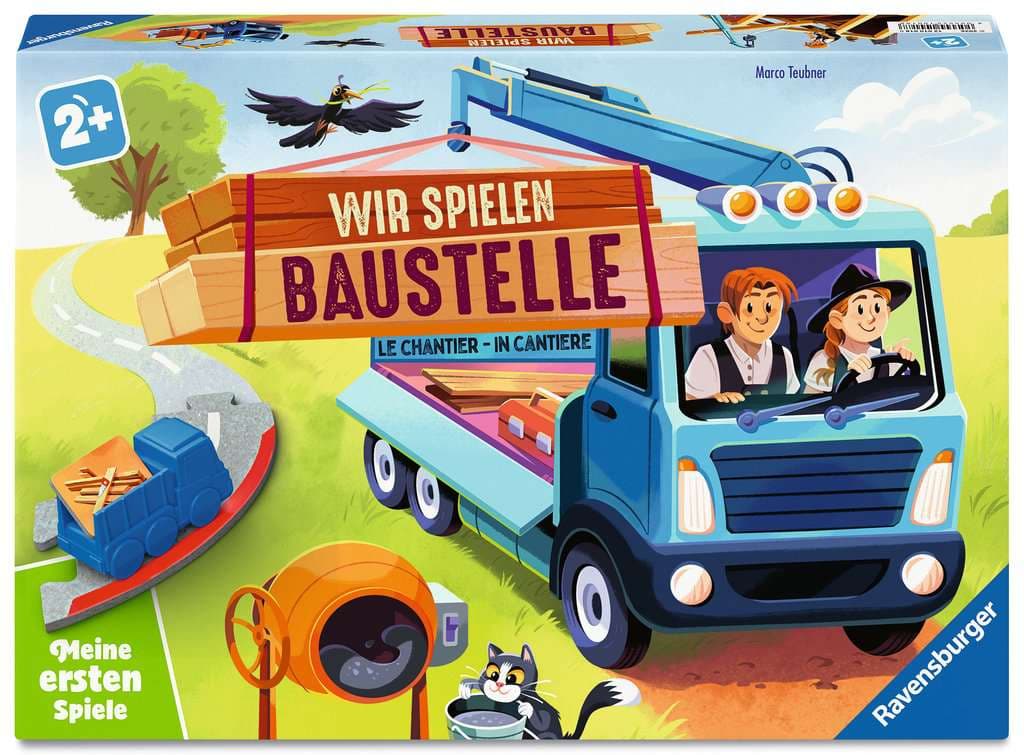 Ravensburger Spiel - Wir spielen Baustelle - Kinderspiel ab 2 Jahre