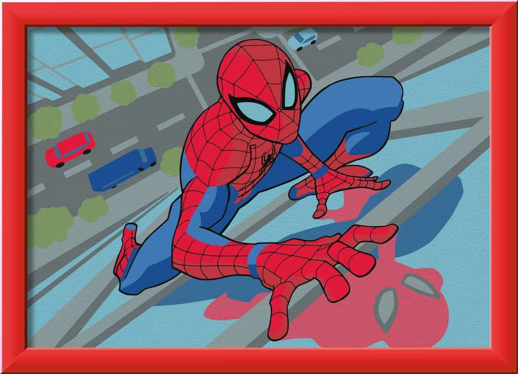 Ravensburger CreArt - Malen nach Zahlen 12023109 - Der legendäre Spider-Man - Kinder ab 7 Jahren