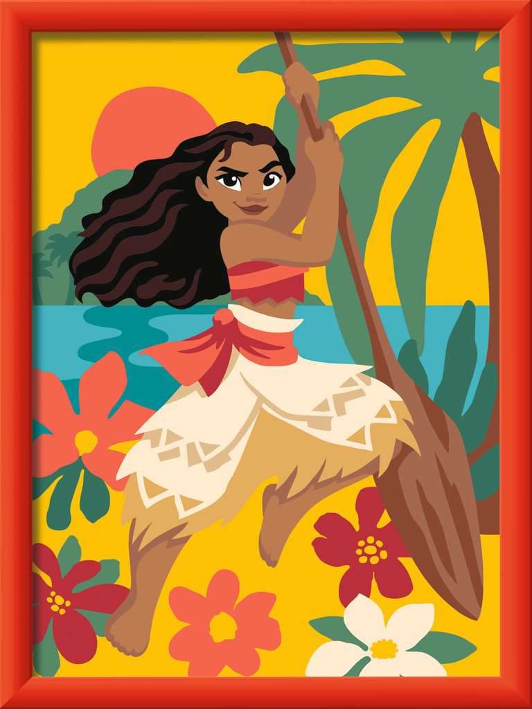 Ravensburger CreArt, Malen nach Zahlen Kinder - Disney Vaiana's Abenteuer