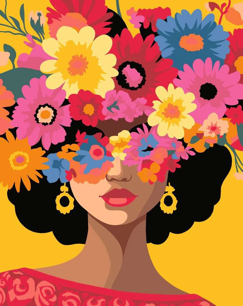 Ravensburger CreArt, Malen nach Zahlen Adults Trend - Blühende Schönheit