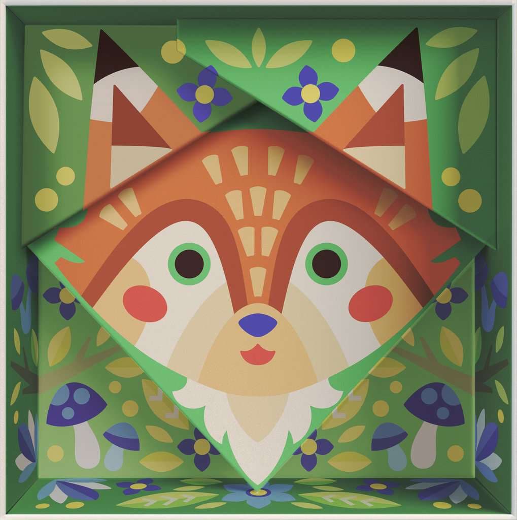 Ravensburger CreArt, Malen nach Zahlen Do it together - Fuchs