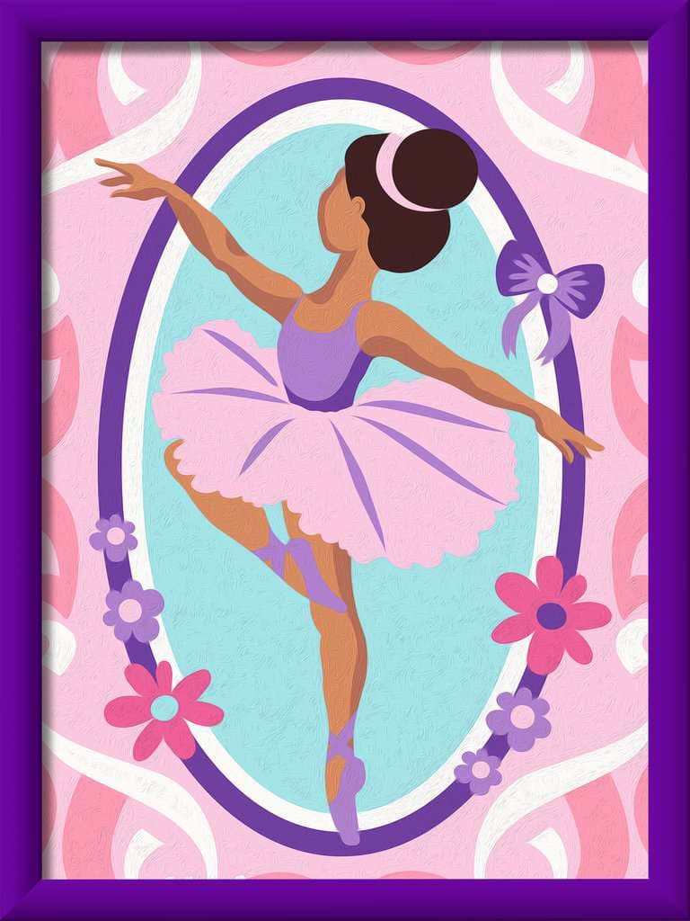 Ravensburger CreArt, Malen nach Zahlen Kinder - Primaballerina
