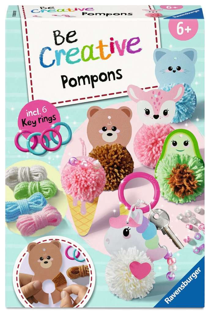 Ravensburger Beschäftigung - BeCreative Midi - Pompons Kawaii