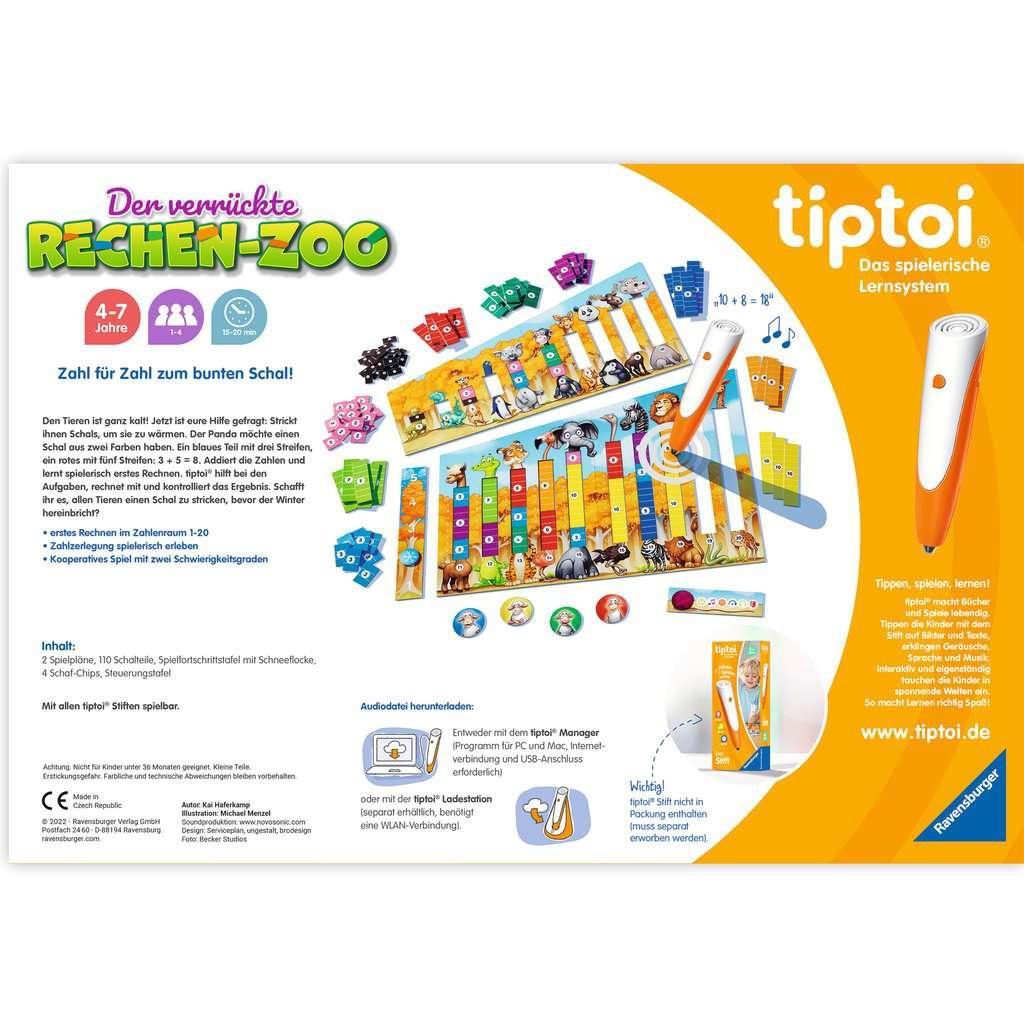 Produktbild Ravensburger tiptoi - Der verrückte Rechen-Zoo - Lernspiel ab 4 Jahren 2 von 9